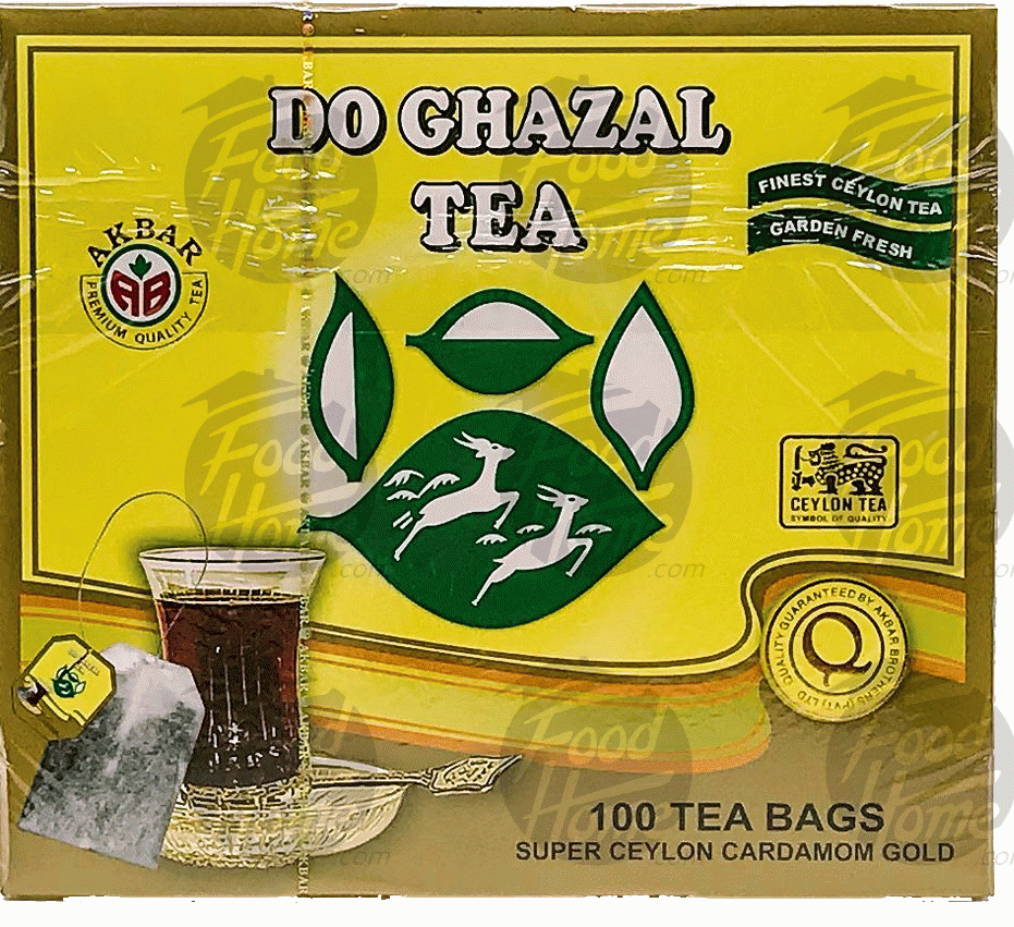 Do Ghazal  super ceylon cardamom gold tea, 2-gram tea bags Full-Size Picture